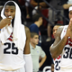 Andre Drummond and DeMarcus Cousins at a pre-2014 FIBA World Basketball Cup scrimmage. (Photo Credit: Ethan Miller/Getty).